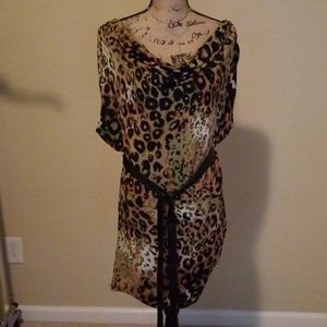 Beautiful leopard printed dress
